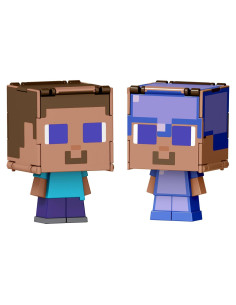 Figuras Minecraft Flippin' Figs Mattel 9.53 cm 2 en 1