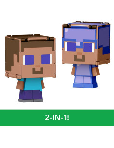 Figuras Minecraft Flippin' Figs Mattel 9.53 cm 2 en 1 2