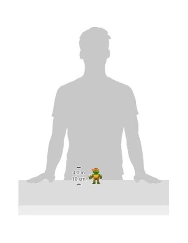 Figura Michelangelo Tortugas Ninja Jada Toys 10,16 cm