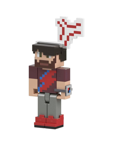 Juego de figuras de acción Minecraft Creator Mattel Camp Enderwood