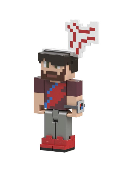 Juego de figuras de acción Minecraft Creator Mattel Camp Enderwood