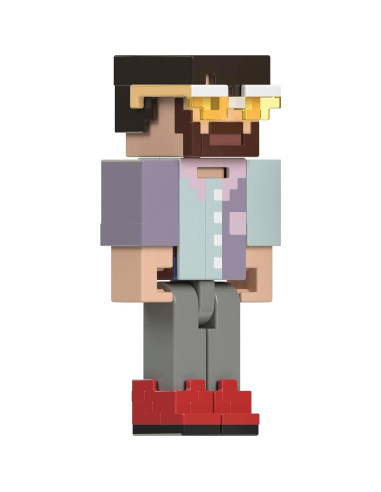 Juego de figuras de acción Minecraft Creator Mattel Camp Enderwood