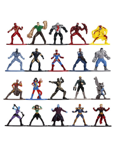 Figuras Coleccionables Marvel Jada Toys 20-Pack 4.19 cm