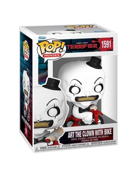Figura Funko POP! Terrifier Art El Payaso en Bicicleta 10.8cm