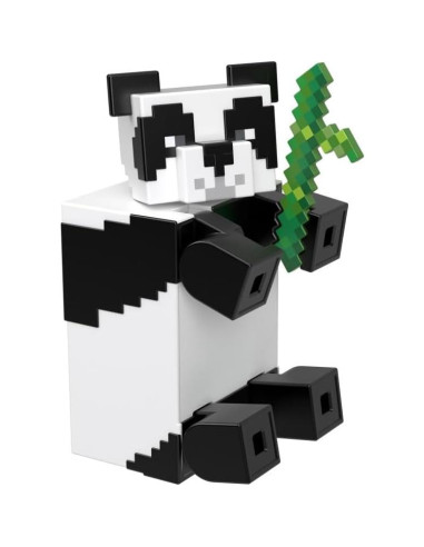Figura de acción Minecraft Cartógrafo y Panda Mattel 8.26 cm