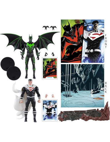 Figura de acción McFarlane Toys Batman Beyond y Superman 7"