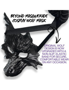 Máscara de Lobo Halloween Unisex Adulto Más Allá 2
