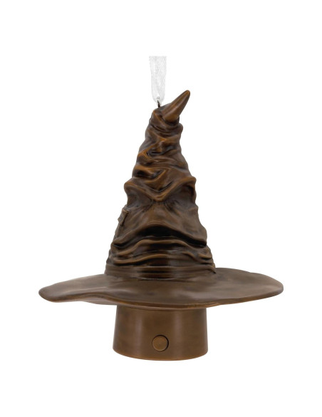 Adorno de Navidad Hallmark Sombrero Seleccionador con Luz