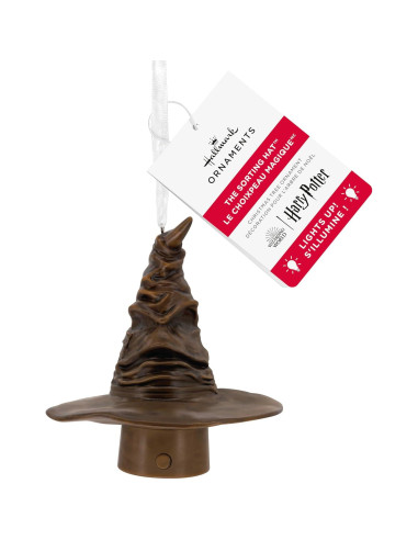 Adorno de Navidad Hallmark Sombrero Seleccionador con Luz