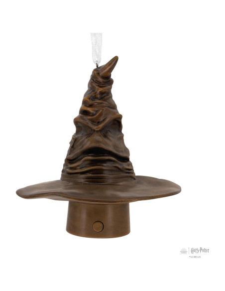 Adorno de Navidad Hallmark Sombrero Seleccionador con Luz