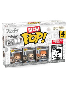 Funko Bitty Pop! Harry Potter - Hermione, Hagrid, Ron y Sorpresa