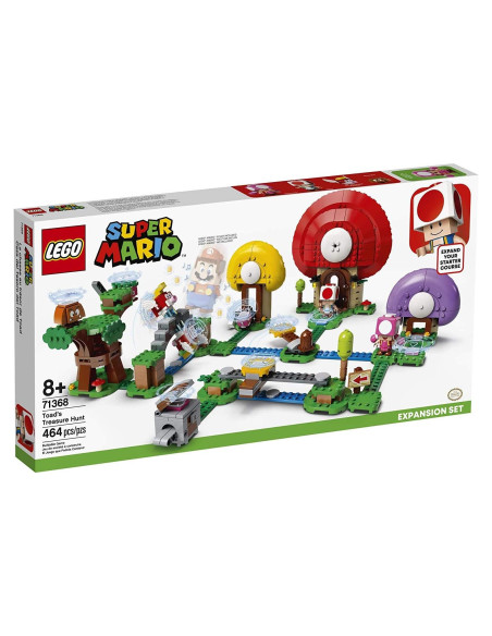 LEGO Super Mario Búsqueda del Tesoro de Toad 71368 - 464 Piezas LEGO Super Mario Búsqueda del Tesoro de Toad 71368 - 464 Piezas