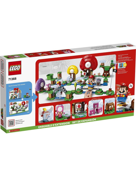 LEGO Super Mario Búsqueda del Tesoro de Toad 71368 - 464 Piezas LEGO Super Mario Búsqueda del Tesoro de Toad 71368 - 464 Piezas