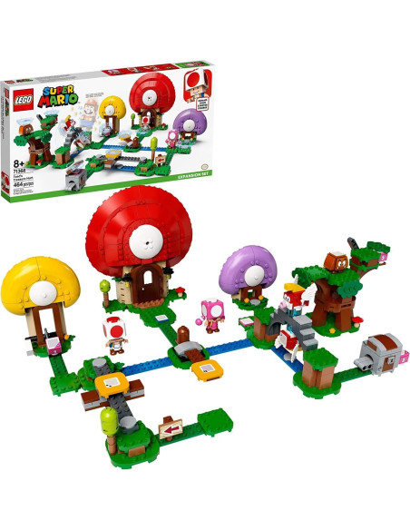 LEGO Super Mario Búsqueda del Tesoro de Toad 71368 - 464 Piezas LEGO Super Mario Búsqueda del Tesoro de Toad 71368 - 464 Piezas