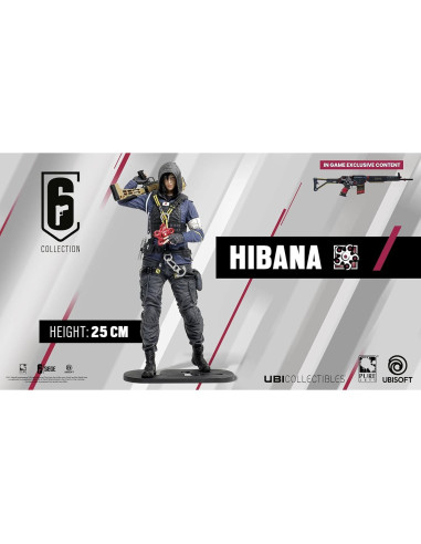 Estatua PVC Pure Arts Rainbow 6 Siege 1/8 Yumiko Hibana 24 cm