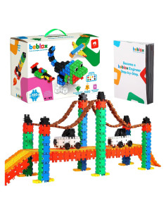 BEBLOX Set de 500 Piezas de Construcción Educativo para Niños