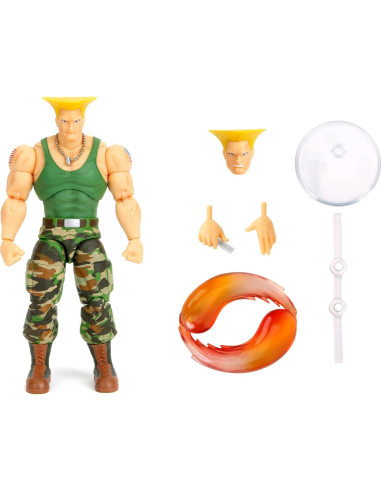Figura de Acción Guile Jada Toys Street Fighter II 15.24 cm