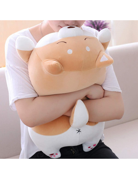 Almohada de Peluche Shiba Inu Sofip 54 cm Ojo Marrón