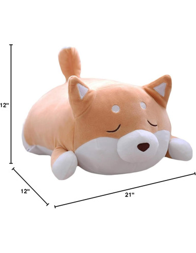 Almohada de Peluche Shiba Inu Sofip 54 cm Ojo Marrón