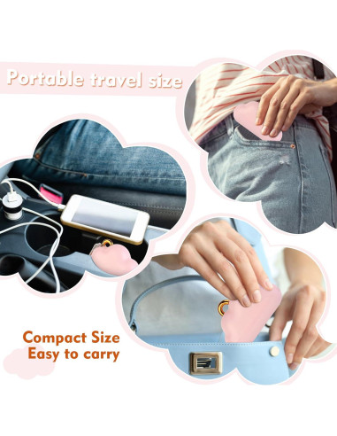 Rodillo Quitapelusas Nube Genérico Portátil Rosa 150 Hojas