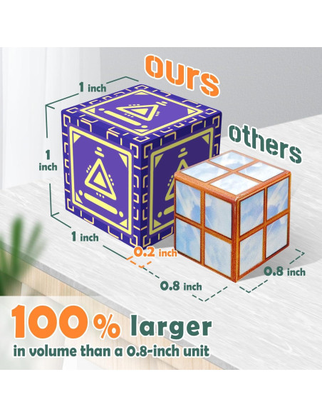 100 Piezas Bloques Magnéticos NVDILO Aventura Lava 2.5cm