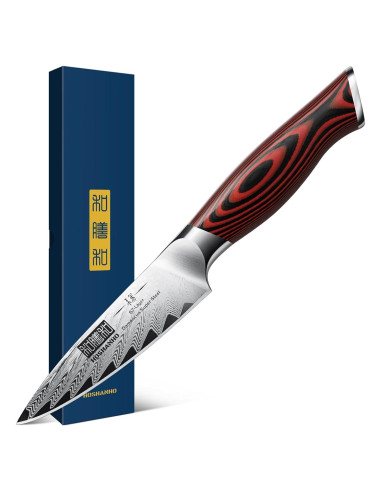 Cuchillo de Pelar HOSHANHO 9.5 cm Acero Damasco Afilado
