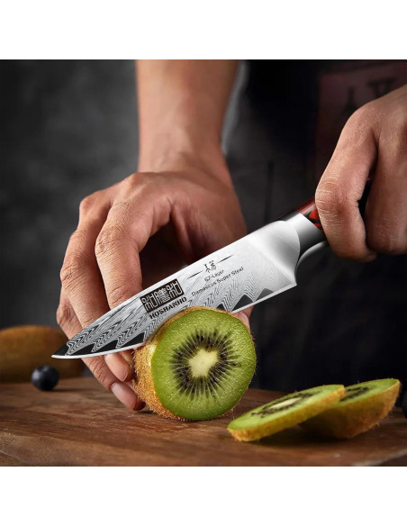 Cuchillo de Pelar HOSHANHO 9.5 cm Acero Damasco Afilado