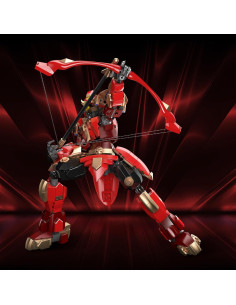 Conjunto Robot Mech JMBricklayer Huang Zhong 23.5x8.7cm 2