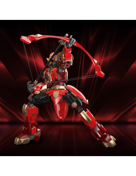 Conjunto Robot Mech JMBricklayer Huang Zhong 23.5x8.7cm