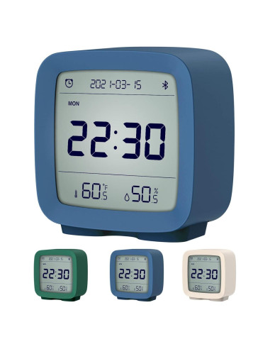 Reloj Despertador Digital Qingping con Alarmas y Temperatura