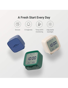 Reloj Despertador Digital Qingping con Alarmas y Temperatura 2