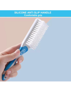 Paquete de 3 cepillos de limpieza Selaurel - Cerdas suaves 2