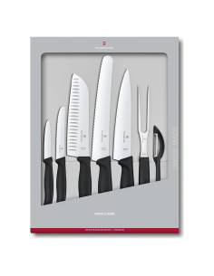 Juego de cuchillos Victorinox Swiss Classic 7 piezas negro