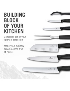 Juego de cuchillos Victorinox Swiss Classic 7 piezas negro 2