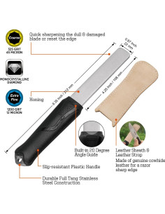 Piedra de Afilar SHARPAL 127N Doble Grano 325/1200 2