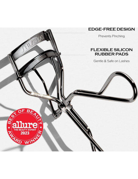 Rizador de Pestañas Shiseido - Suave y Seguro - Incluye Almohadilla