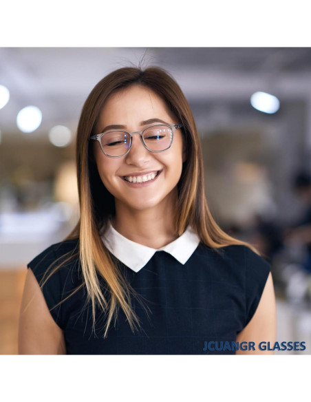 Gafas de Distancia Jcuangr -200 Dioptrías, TR90, Gris Claro