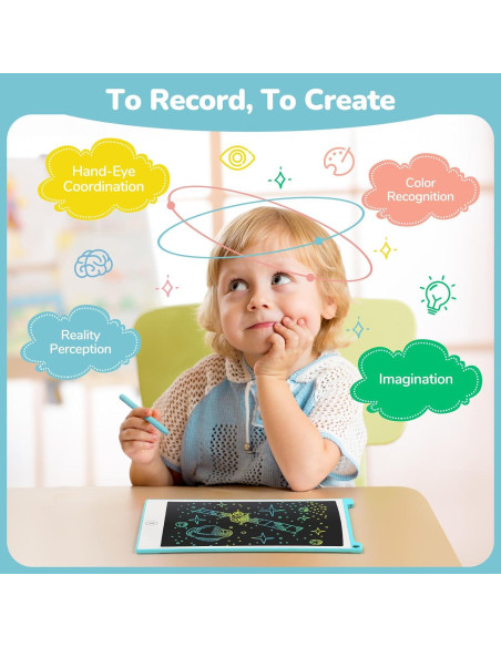 Tableta de Escritura LCD TECJOE 2 Pack 8.5" Colorida