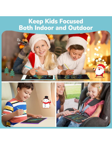 Tableta de Escritura LCD TECJOE 2 Pack 8.5" Colorida