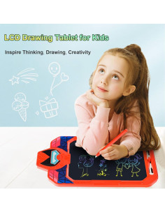 Tableta de Dibujo LCD CHAFEGY 10" para Niños Rojo 2
