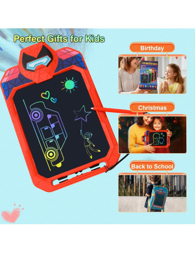 Tableta de Dibujo LCD CHAFEGY 10" para Niños Rojo