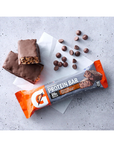 Barras de Proteína Gatorade Whey, 18 Piezas, 79 g cada una