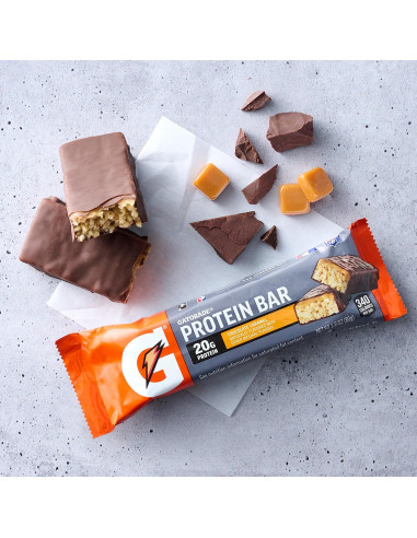 Barras de Proteína Gatorade Whey, 18 Piezas, 79 g cada una