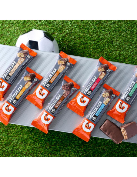 Barras de Proteína Gatorade Whey, 18 Piezas, 79 g cada una