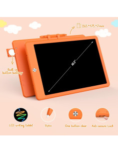 Tableta de Escritura LCD BUKEBU 10.5" Colorida para Niños 2