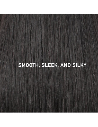 ISEE HAIR Peluca Recta 50 cm Cabello Humano Sin Pegamento