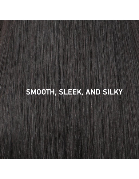 ISEE HAIR Peluca Recta 50 cm Cabello Humano Sin Pegamento