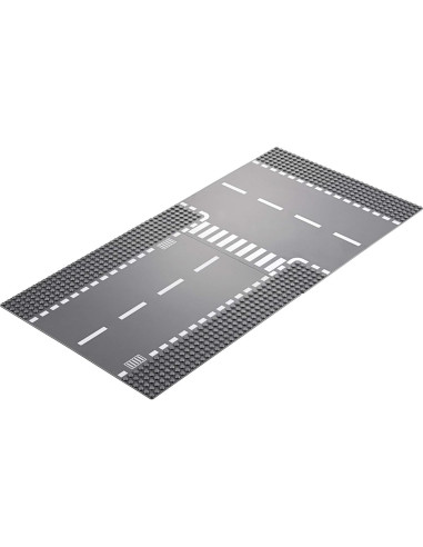 LEGO Ciudad Placas de Carretera Rectas y en T 60236