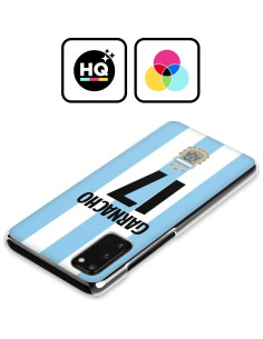 Funda Dura Oficialmente Licenciada Argentina Alejandro Garnacho para Samsung Galaxy S20 FE 2