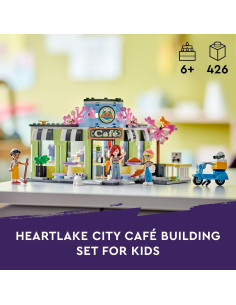 LEGO Friends Cafetería Heartlake City 42618 con 3 Mini Muñecas 2
